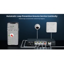 Ruijie RG-ES206GS-P | 6-Portu Gigabit Smart Cloud PoE Slēdzis — 6kV Pārsprieguma Aizsardzība, 12 Gbps Pārslēgšanas Jauda, Melns Dizains