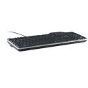 Dell klaviatuur 580-AFYX USB, must, QWERTY, 1 tk, nutikaardilugeja, USB, t&auml;issuuruses, pritsmekindel