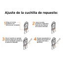 Skrūvju griezējs 11mm, 70cm 24" 12833 CP-24X Truper