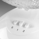 Eurom VT9 Blanc galda ventilators telpu dzesē&scaron;anai 25W 22cm oscilācija 2 ātrumi kompakts balts