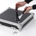 Двусторонние заклепочные плоскогубцы, KREATOR, KRT617103, 120 хромированных стальных заклепок