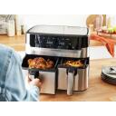 Tefal kuuma &otilde;hu frit&uuml;&uuml;r EY905D10, 5.2+3.1 L, roostevaba teras, 8 programmi, s&uuml;nkroonimisfunktsioon