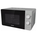 Mikroviļņu krāsns ikdienas lietošanai ar 17 L ietilpību 700 W jaudu un sudrabotu korpusu MO17E1S Gorenje