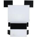 Paladone Minecraft Panda Valgus PP12710MCF, 15cm, 4.5V, LED, 1 pirn, vabaltseisev