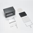 Severin Mini krāsns TO 002079, 20l, 1600W, 4 režīmi, 120min taimeris, konvekcija, rotējo&scaron;ais iesms