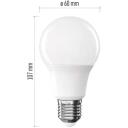 Emos LED lemputė Classic A60 ZQ5E41, 7 W, 806 lm, 220-240 V~, 50/60 Hz, 30 000 valandų, E27, &scaron;ilta balta