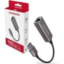 Axagon V&otilde;rgukaart ADE-TR, 1000 Mbit/s, USB 3.2, Realtek RTL8153, Gigabit Ethernet, Plug and Play, toiteadapter, 1 RJ-45 port