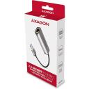 Axagon Сетевой адаптер ADE-25R, 2.5 Гбит/с, USB 3.2 Gen 1, 1x RJ-45, металлический корпус, Plug and Play, Wake-on-LAN