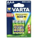 Varta Įkraunamos baterijos BAVA 56703, 1.2 V, Ni-MH, AAA, 800 mAh, 4 vnt.