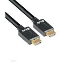 Club3D HDMI кабель CAC-1372, 2 м, 48 Гбит/с, 10K 120Hz, 3D, золотые контакты, черный