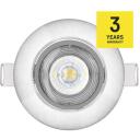Emos LED prožektor SIMMI ZD3221, 5 W, 450 lm, 230 V, 35 mA, 110&deg;, 3000 K, IP20, alumiinium, poleeritud nikli