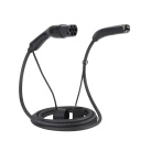 EV Charge Premium EU CE universalus įkrovimo kabelis 22 kW, 32A, Type 2 į Type 2, 7.5 m, juodas