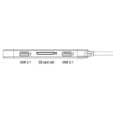 Emtec dokkija 6-in-1 Type-C ECHUBT650C, 6 porti, USB 3.1 Gen1, Power Delivery, 4K video