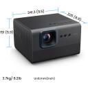 Benq Projektors GP520, 3840 x 2160, 2600 ANSI lm, melns, Wi-Fi, 3D, Google TV, ALLM