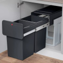 EcoLine Design L / 2x14L / black 030310100 HAILO