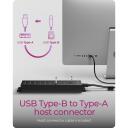 Raidsonic 20-in-1 USB keskjaam IB-HUB1720-U3, 18xUSB 3.2 Gen 1 + 2xUSB, 5 Gbps, alumiiniumkorpus, LED staatuse indikaatorid