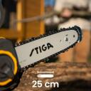 Stiga akumulatora motorzāģis CS 100e 271400001/ST1 0,7 kW, 20 V, 25 cm sliede, 14,5 m/s ķēdes ātrums, bez oglī&scaron;u motors