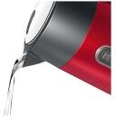 Bosch | Kettle | DesignLine TWK4P434 | Electric | 2400 W | 1.7 L | Stainless steel | 360&deg; rotational base | Red/Black