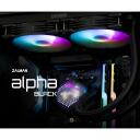 Zalman Vedelik jahuti Alpha 24 white, 120mm, 276mm, 27mm, 0,83 l/min, 1800 RPM, 33 dB, AM3, AM4, AM5, LGA 115X, LGA 1200, LGA 1700