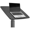 Maclean S&uuml;learvuti laud MC-892B, 60cm, 52cm, 76-113cm, 4 ratast, kallutatav pind 30&deg;, libisemisvastane riba