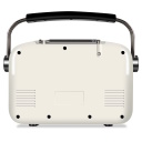 Retrostiilis kaasaskantav FM raadiok&otilde;lar Bluetoothiga 3W AM SW USB microSD AUX valge SV-020439 SVEN