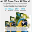 Vention HDMI kaabel AHCBD 4K@60Hz, 0.5 m, sirge pistik, kuldkontaktid, HDR, must