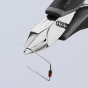 Diagonālais griezējs ar spoguļa apdari, Knipex, 77 32 115, 115 mm, precīzs grie&scaron;anas instruments elektronikai un mehānikai