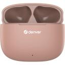 Denver Juhtmevabad k&otilde;rvaklapid TWE-48 111191120530, 4,3g, Roosa, Bluetooth V5.3, 20Hz-20kHz, 30mAh, 200mAh, HFP, HSP, A2DP, AVRCP