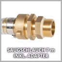 Sūkņa aksesuārs, EINHELL, 4173640, 7 m stabils 25 mm diametra sūk&scaron;anas &scaron;ļūtene ar misiņa savienojumu