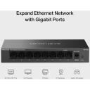 Mercusys 8-Port Gigabit Laukommutator MS108GS, 8 x 10/100/1000 Mbps, halduseta, lauakomplekt, must