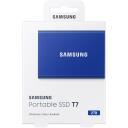 Samsung SSD ārējais MU-PC2T0H/WW 2TB, lasī&scaron;anas ātrums 1050 MB/s, rakstī&scaron;anas ātrums 1000 MB/s, USB Type-C, 256-bit AES