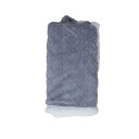 Pleds ar kapuci MONNA pelēks 85197