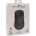 White Shark Pele AERO-B WGM-5015, 55g, 6400 DPI, 6 pogas, 2.4 GHz bezvadu, 1.8m kabelis, programmējami taustiņi