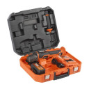 Akumuliatorinis kampinis šlifuoklis 20V, Ø115mm, 2x20V, 5,0/2,5Ah, POWDP35150 POWERPLUS