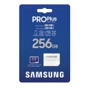 microSDXC memory card 256 GB UHS I U3 V30 A2 up to 180 MB s read and 130 MB s write Pro Plus 256 GB Black MB-MD256SA/EU Samsung