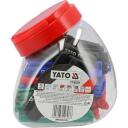 Yato YT-69311 Tehniskie marķieri 72 gab., melns, zaļ&scaron;, zils, sarkans, alkohola tinte, akrila uzgali, klips