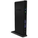 Raidsonic ICY BOX dokstacija IB-DK2241AC, strāvas adapteris AC 120/230 V, 2x USB 3.0, HDMI, DVI-I, Gigabit LAN