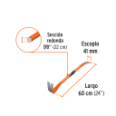 Lauznis 22x600mm, 2200g Expert® BU-60X TRUPER