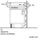 Bosch Induktsioon pliit PIE61ABB5E, 4 p&otilde;letit, 60 cm, must, keraamiline pind, raamita