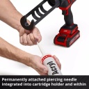 Bezvadu hermētiķa pistole TE-SG 18/10 Li - Solo, EINHELL 4522250, 2000 N spiediena jauda, 310 ml kasetnes