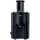 Braun Automātiskais sulu spiedes J 300 BK, 800 W, 2 ātrumi, liels augļu ievade, ātra sulu izspie&scaron;ana