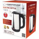 Esperanza Elektriskā tējkanna EKK036X, 2,5 l, 2200 W, nerūsējo&scaron;ais tērauds, 220-240 V, 0.75 m, automātiskā izslēg&scaron;anās