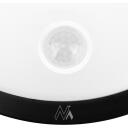 Maclean LED lampa ar kustību sensoru, MCE525 B, 10W, 1000lm, IP65, neitrāla krāsa, 9m, 140&deg;, sienas montāža