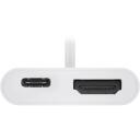 Goobay USB-C HDMI adapteris 62110, 4k, 60 Hz, USB-C, HDMI, 60 W, balts