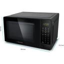 Esperanza mikroviļņu krāsns EKO009, 20 L, 700 W, 6 gatavo&scaron;anas programmas, atkausē&scaron;anas funkcija, digitālais taimeris