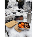 Pusdienu kārba 'Bamboo-Clip', nerūsējo&scaron;ais tērauds, bambusa vāks, R562104, Origin Outdoors