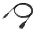 Targus USB-C kabelis, ACC925EUX, 1m, 10 Gbps, 3 A, 24 pin USB-C, 10 pin Micro-USB Type B, melns