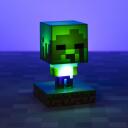 Paladone Minecraft Zombiju Lampa PP6592MCF, 11cm, LED, 1 spuldze, daudzkrāsaina, brīvi stāvo&scaron;a