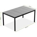 Keter Dārza galds Deco Porto Nova 160 29214880J56, 21kg, 40cm x 100cm x 21cm