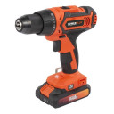 Suktuvas 20V - įsk. baterija 20V 2,0Ah ir pakrovėjas - 78 acc. POWDP15300 POWERPLUS